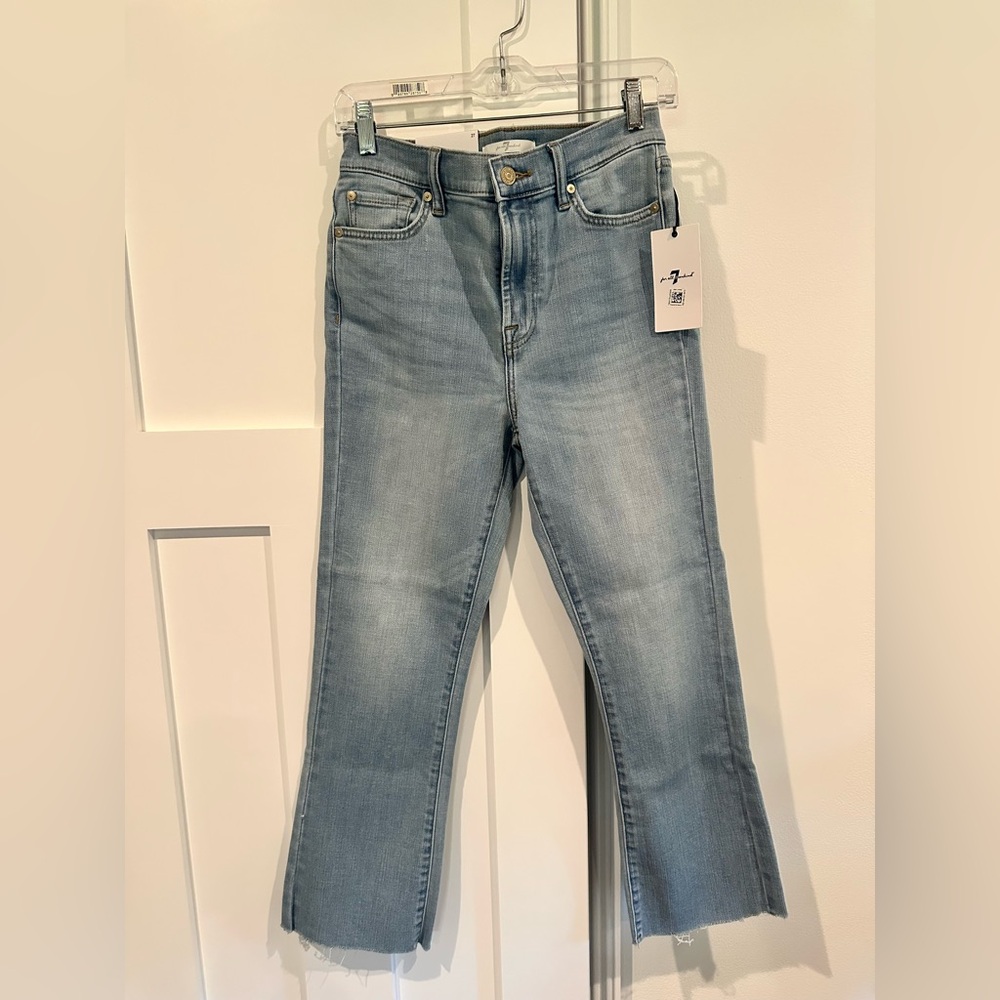 7 for all Mankind high waisted slim kick NWT